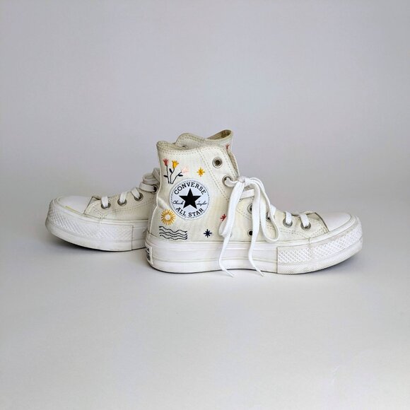 Converse Chuck Taylor All Star Lift Platform Embroidered size : 6.5 - Picture 5 of 9